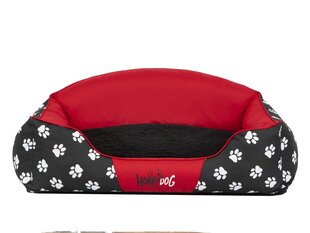 Guļvieta Hobbydog Exclusive XXL, sarkana/melna cena un informācija | Suņu gultas, spilveni, būdas | 220.lv