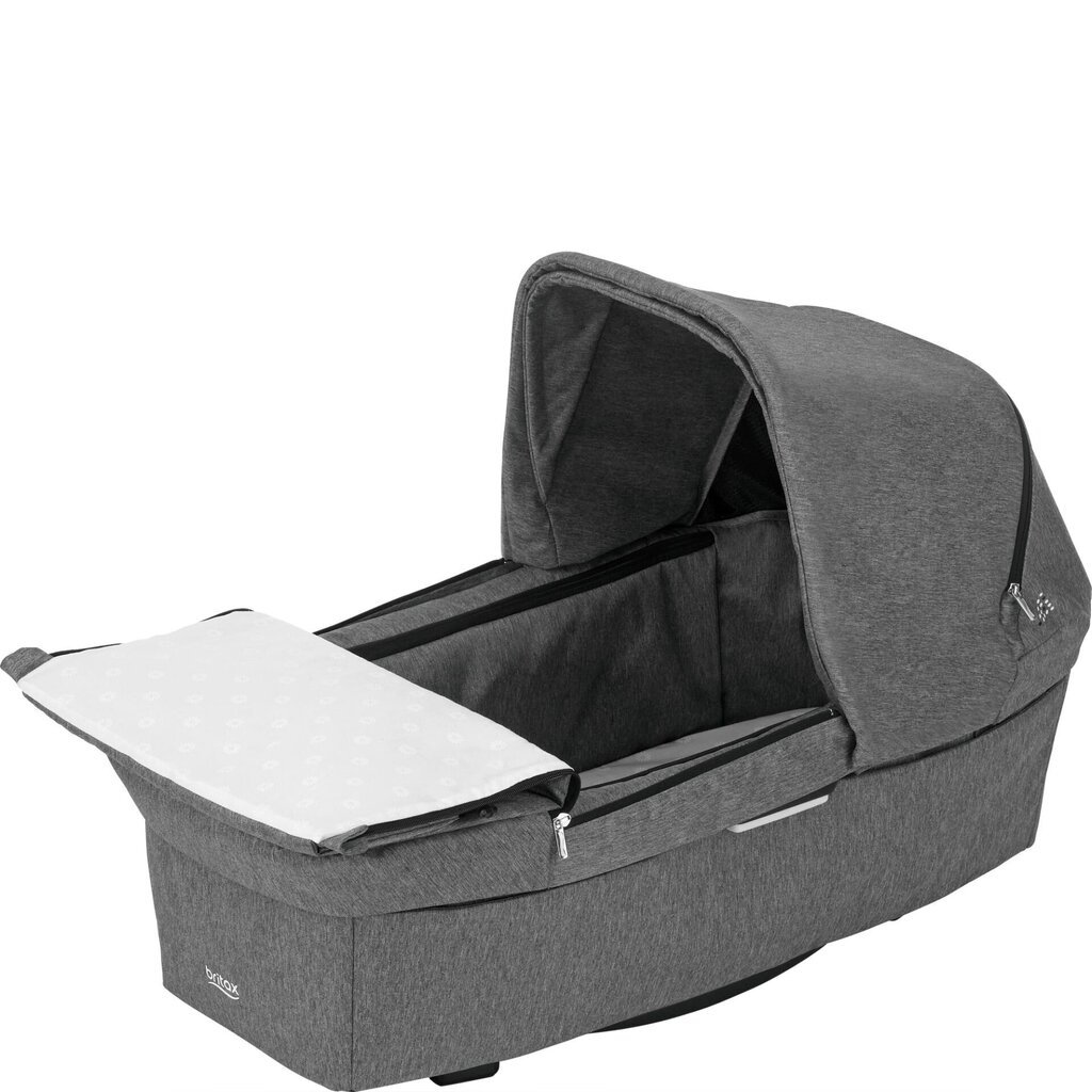 Britax Romer universālie rati Go Next², Black/grey melange cena un informācija | Bērnu rati | 220.lv