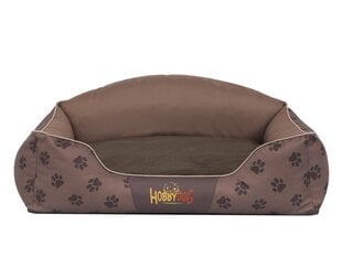 Лежак Hobbydog Exclusive L, коричневый цена и информация | Лежаки, домики | 220.lv