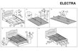 Gulta Signal Meble Electra ar atvilktnēm, 160x200 cm, pelēka цена и информация | Gultas | 220.lv