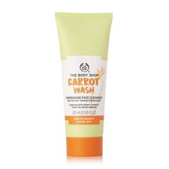 Sejas mazgāšanas līdzeklis The Body Shop Carrot 100 ml cena un informācija | Sejas ādas kopšana | 220.lv