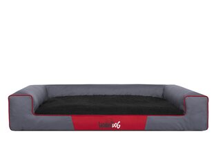 Лежак Hobbydog Victoria Exclusive XL, серый / черный, 100x66 см цена и информация | Лежаки, домики | 220.lv