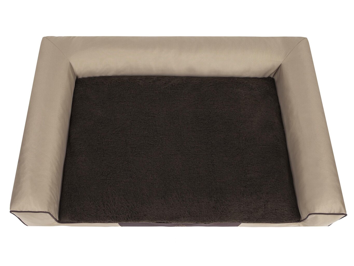 Hobbydog guļvieta Victoria Exclusive XXL, smilšu/brūnas krāsas, 118x78 cm cena un informācija | Suņu gultas, spilveni, būdas | 220.lv