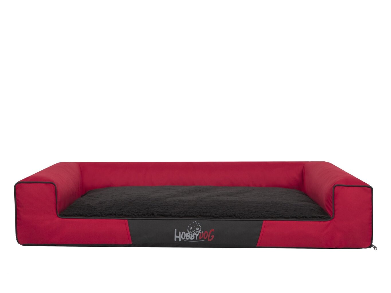 Hobbydog guļvieta Victoria Exclusive XXL, sarkana/melna, 118x78 cm cena un informācija | Suņu gultas, spilveni, būdas | 220.lv
