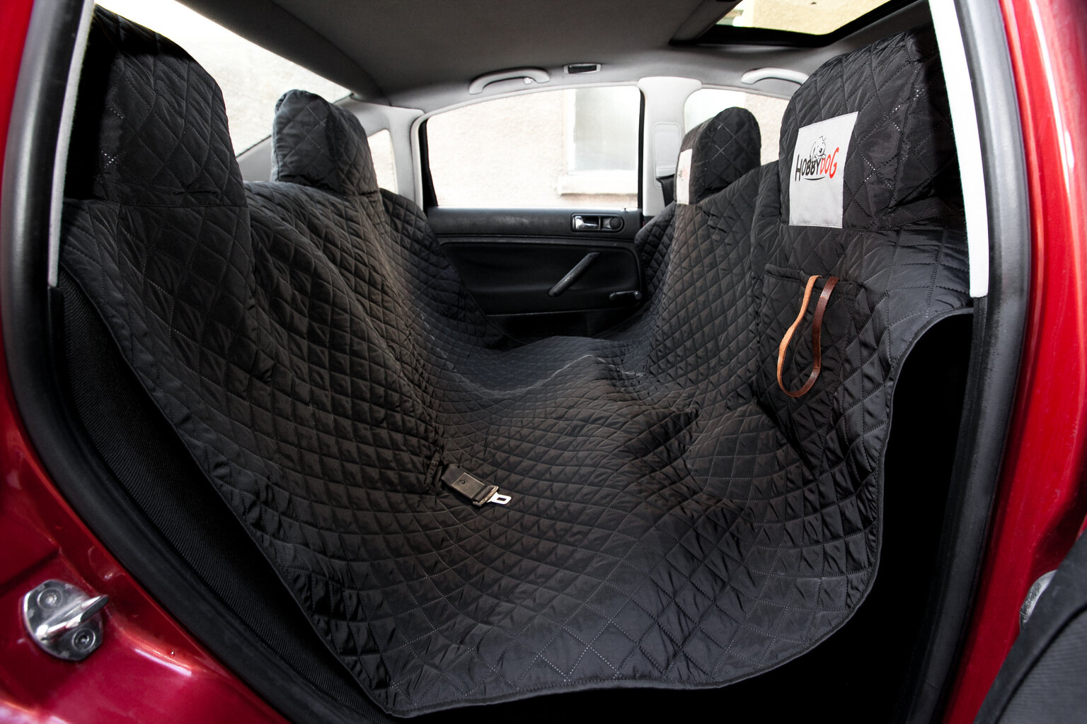 Hobbydog automašīnas sēdekļu pārvalks Standart, melns, 190x140 cm cena un informācija | Ceļojumu piederumi | 220.lv