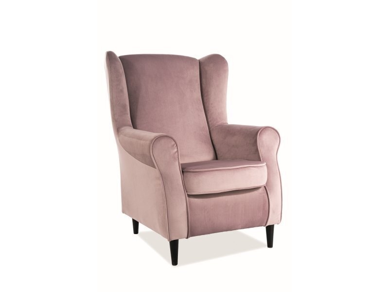 Krēsls Signal Meble Baron, rozā cena un informācija | Atpūtas krēsli | 220.lv