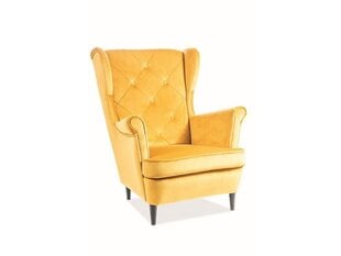 Кресло Signal Meble Lady, желтое цена и информация | Кресла в гостиную | 220.lv