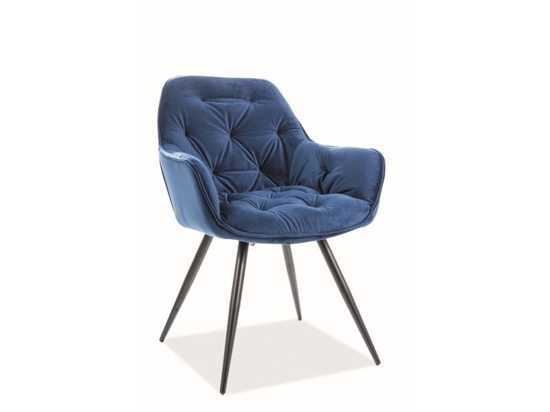 2-u krēslu komplekts Signal Meble Cherry, zils цена и информация | Virtuves un ēdamistabas krēsli | 220.lv