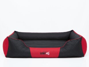 Hobbydog guļvieta Premium XXL, sarkana/melna, 110x90 cm cena un informācija | Suņu gultas, spilveni, būdas | 220.lv