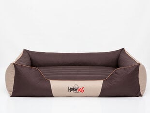 Hobbydog guļvieta Premium XXL, brūnas/smilšu krāsas, 110x90 cm cena un informācija | Suņu gultas, spilveni, būdas | 220.lv