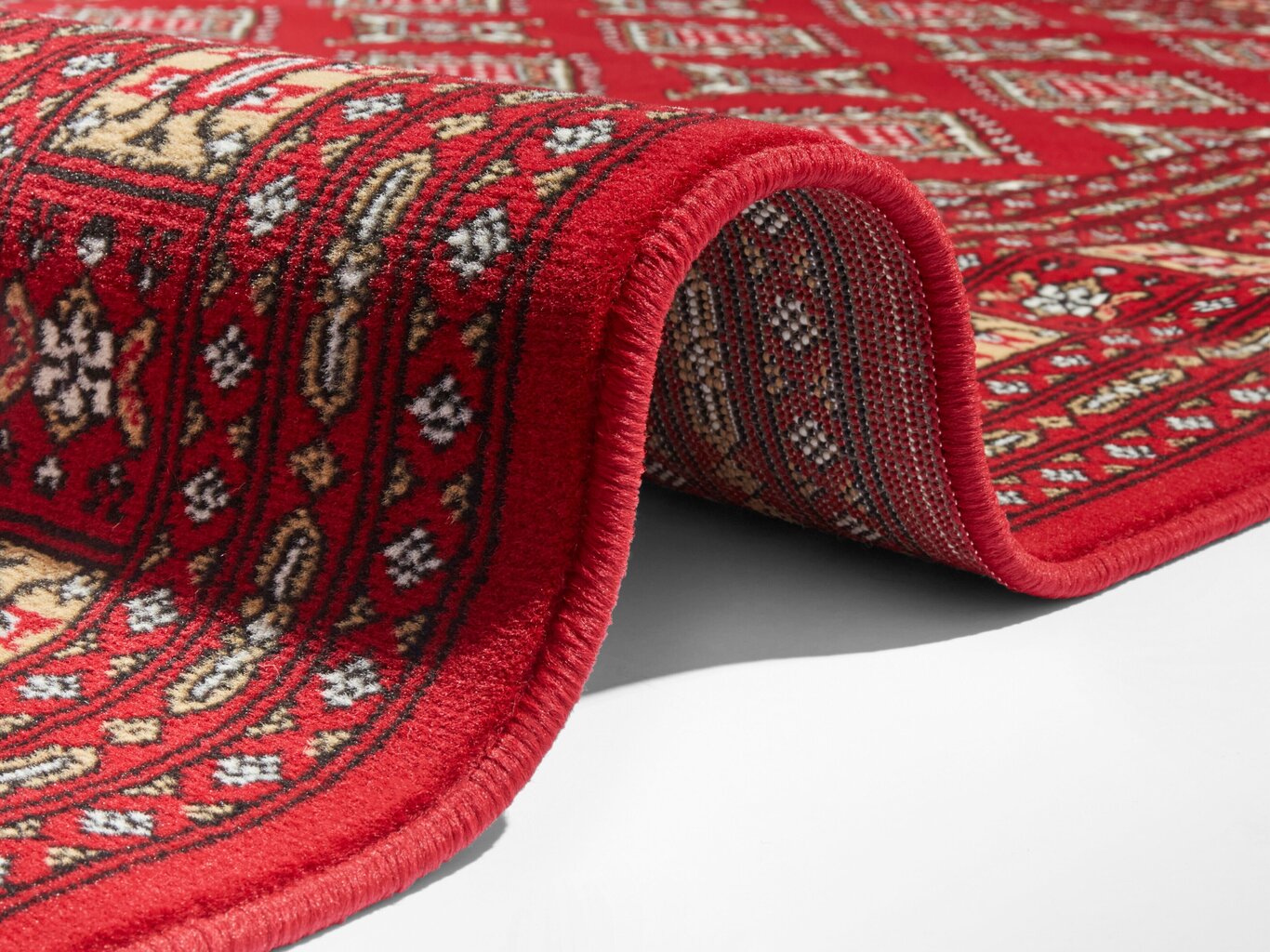 Nouristan Mirkan paklājs Sao Buchara 160x230 cm, sarkans cena un informācija | Paklāji | 220.lv