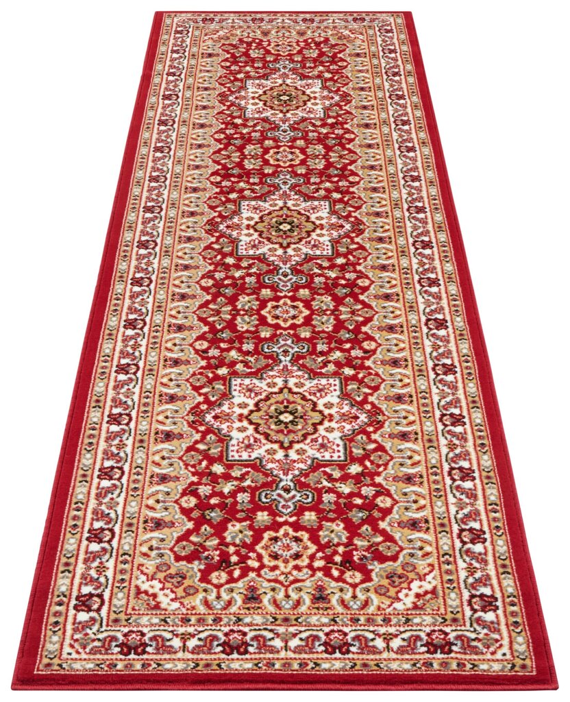 Nouristan Mirkan paklājs-celiņš Parun Tabriz 80x250 cm, sarkans cena un informācija | Paklāji | 220.lv