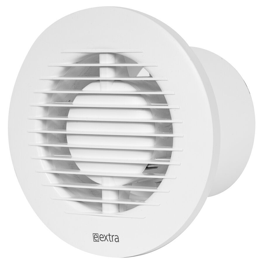 Elektriskais ventilators E-EXTRA, Ø100mm ar lodīšu gultni cena un informācija | Ventilatori vannas istabai | 220.lv