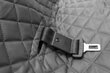 Hobbydog automašīnas sēdekļu pārvalks ar malām un velcro rāvējslēdzēju, pelēks, 190x140 cm cena un informācija | Ceļojumu piederumi | 220.lv
