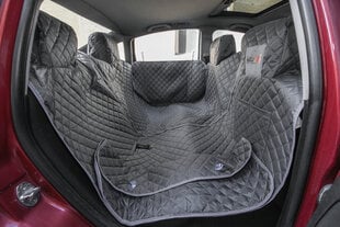 Hobbydog automašīnas sēdekļu pārvalks ar malām un velcro rāvējslēdzēju, pelēks, 190x140 cm cena un informācija | Ceļojumu piederumi | 220.lv