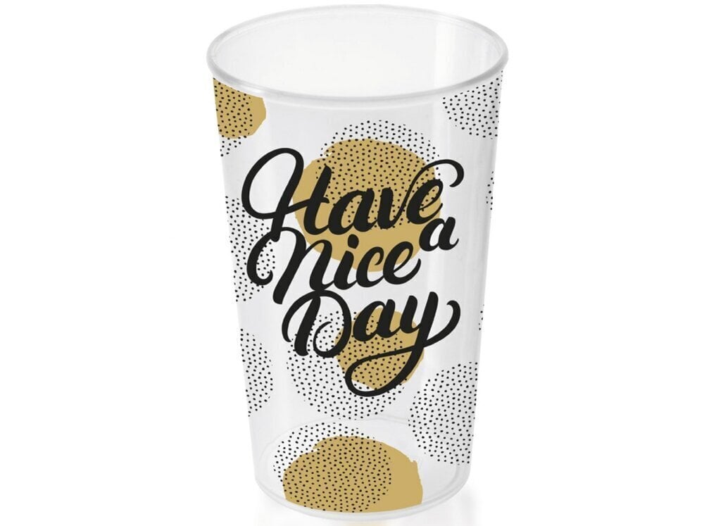 Branq plastmasas krūze Have a nice day, 250 ml cena un informācija | Glāzes, krūzes, karafes | 220.lv