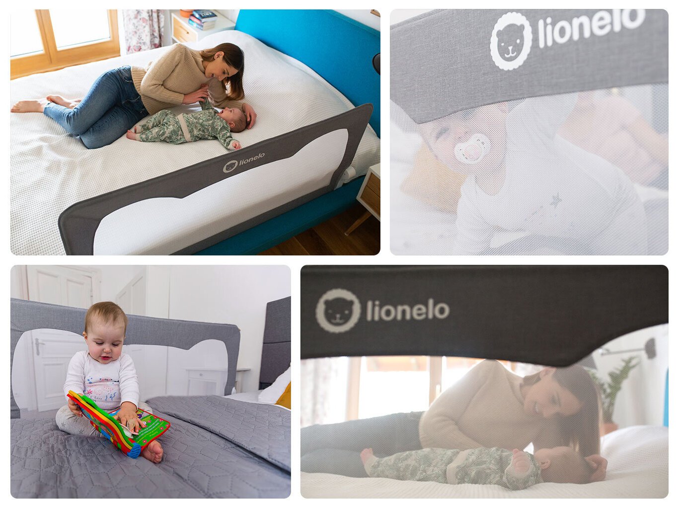 Bērnu gultiņas aizsardzība Lionelo Hanna цена и информация | Bērnu drošības preces | 220.lv