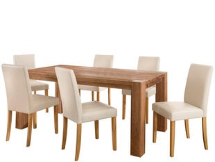 Комплект в столовую Notio Living Matrix 180, светло-коричневый цена и информация | Комплекты мебели для столовой | 220.lv
