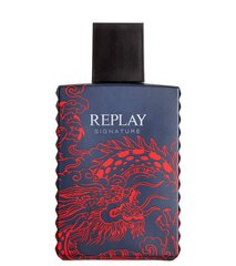 Tualetes ūdens Replay Signature Red Dragon EDT vīriešiem 50 ml цена и информация | Мужские духи | 220.lv