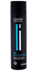 Шампунь для волос и тела для мужчин Londa Professional Men 250 мл цена и информация | Шампуни | 220.lv