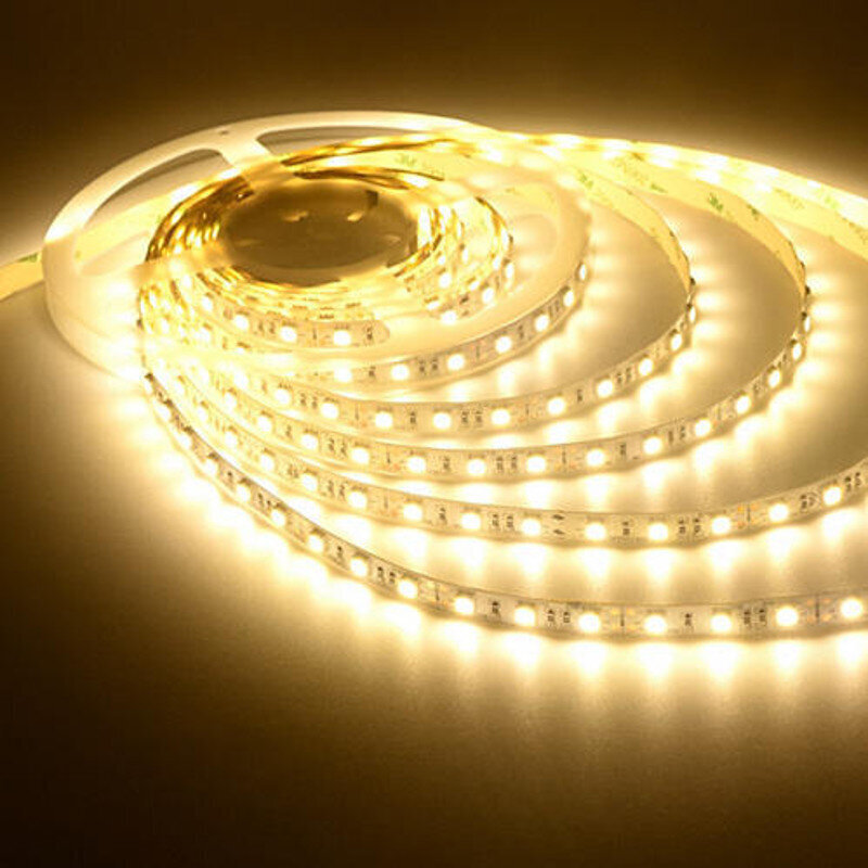 LED Lentes (12V, 5W/m, 3000K, IP65) komplekts ar dimmeri un barošanas bloku. Garums 10 metri. cena un informācija | LED lentes | 220.lv