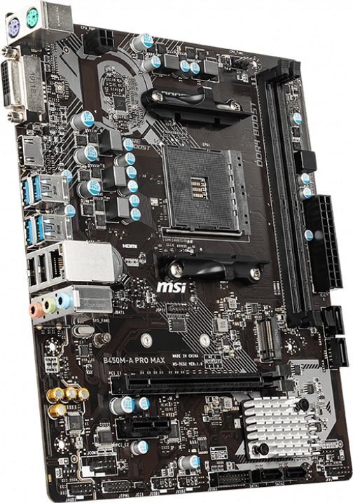 MSI B450M-A PRO MAX цена и информация | Mātesplates | 220.lv