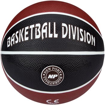 Basketbola bumba NewPort 16GA, 3.izmērs, sarkana/melna/balta cena un informācija | Basketbola bumbas | 220.lv