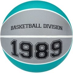 Basketbola bumba NewPort 16GG, 5.izmērs, zils/pelēks цена и информация | Баскетбольные мячи | 220.lv
