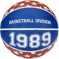 Basketbola bumba NewPort 16GG, 5.izmērs, sarkana/zila/balta