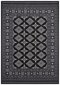 Nouristan Mirkan paklājs Sao Buchara 160x230 cm, melns cena un informācija | Paklāji | 220.lv