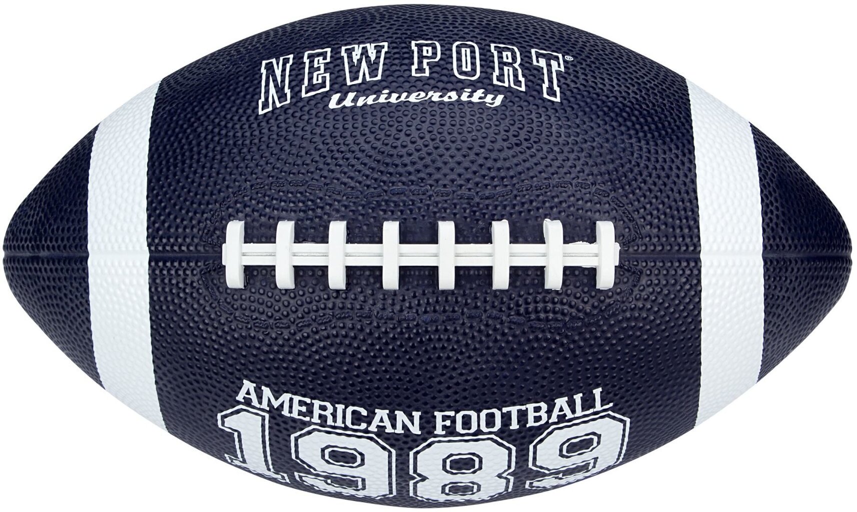 Amerikāņu futbola bumba New Port 16RJ, zila/balta, 28 cm цена и информация | Futbola bumbas | 220.lv