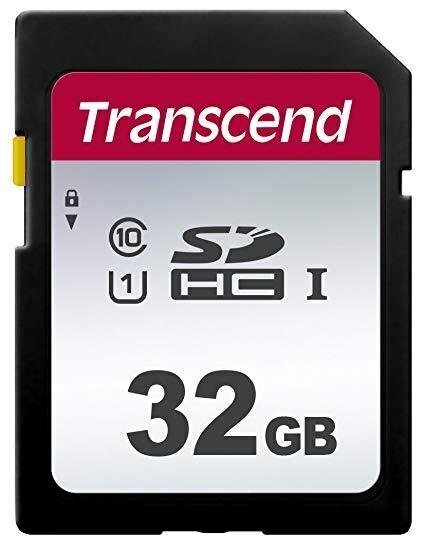 Atmiņas karte telefonam Transcend TS32GSDC300S MicroSDHC 32GB cena | 220.lv