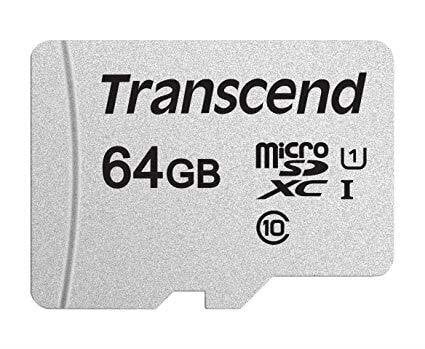Transcend TS64GUSD300S MicroSDXC 64GB цена и информация | Atmiņas kartes mobilajiem telefoniem | 220.lv