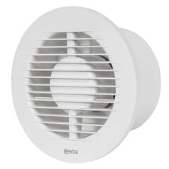 Elektroventilators EUROPLAST EA125HT, apaļš E-EXTRA, Ø125mm ar lodīšu gultni, taimeri, mitruma sensoru cena un informācija | Ventilatori vannas istabai | 220.lv