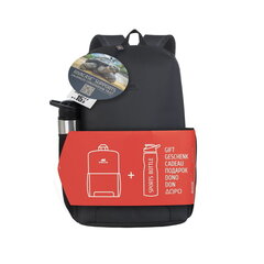 Рюкзак для компьютера RivaCase Regent 8068, 15.6" + бутылка цена и информация | Рюкзаки, сумки, чехлы для компьютеров | 220.lv