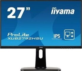 Iiyama XUB2792HSU-B1 cena un informācija | Iiyama Datortehnika | 220.lv