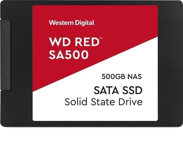 SSD WD RED 500GB 2.5" SATA WDS500G1R0A цена и информация | Iekšējie cietie diski (HDD, SSD, Hybrid) | 220.lv