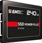 Emtec ECSSD240GX150 цена и информация | Iekšējie cietie diski (HDD, SSD, Hybrid) | 220.lv