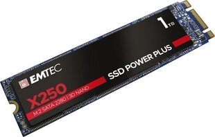 Emtec X250 Power Plus (ECSSD1TX250) cena un informācija | Iekšējie cietie diski (HDD, SSD, Hybrid) | 220.lv
