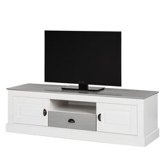 ТВ столик Notio Living Tommy 150, белый/серый цена и информация | Тумбы под телевизор | 220.lv