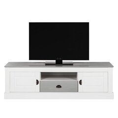 TV galdiņš Notio Living Tommy 150, balts/pelēks cena un informācija | TV galdiņi | 220.lv