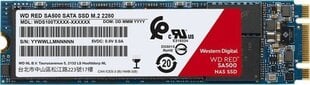 SSD WD RED 2TB M.2 SATA WDS200T1R0B цена и информация | Внутренние жёсткие диски (HDD, SSD, Hybrid) | 220.lv