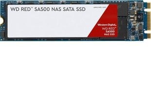 SSD WD RED 500GB M.2 SATA WDS500G1R0B цена и информация | Внутренние жёсткие диски (HDD, SSD, Hybrid) | 220.lv