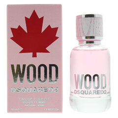 Туалетная вода Dsquared2 Wood Pour Femme EDT для женщин 50 мл цена и информация | Женские духи Lovely Me, 50 мл | 220.lv