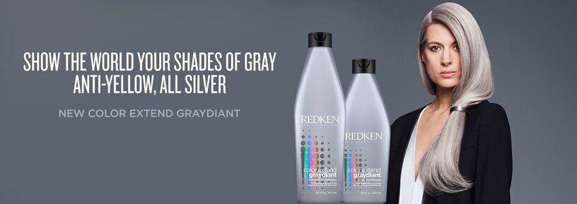 Dzeltena toņa neitralizējošs matu šampūns sirmiem matiem Redken Color Extend Graydiant 300 ml цена и информация | Šampūni | 220.lv