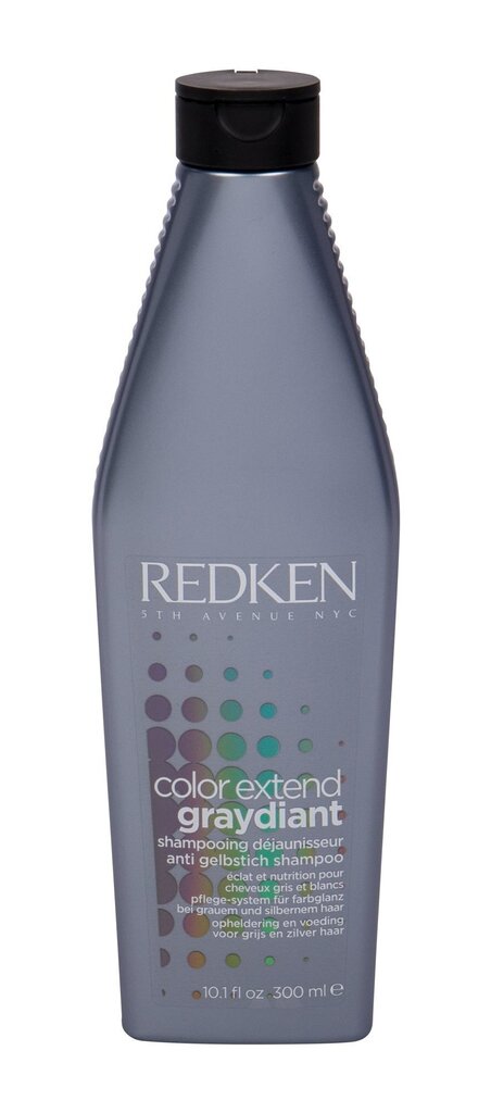 Dzeltena toņa neitralizējošs matu šampūns sirmiem matiem Redken Color Extend Graydiant 300 ml цена и информация | Šampūni | 220.lv