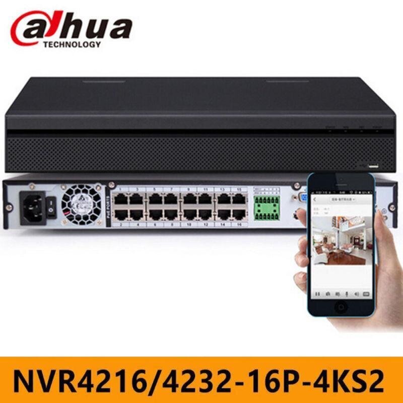 Dahua DHI-NVR4216-16P-4KS2 cena un informācija | Datoru (WEB) kameras | 220.lv
