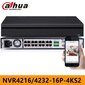 Dahua DHI-NVR4216-16P-4KS2 cena un informācija | Datoru (WEB) kameras | 220.lv