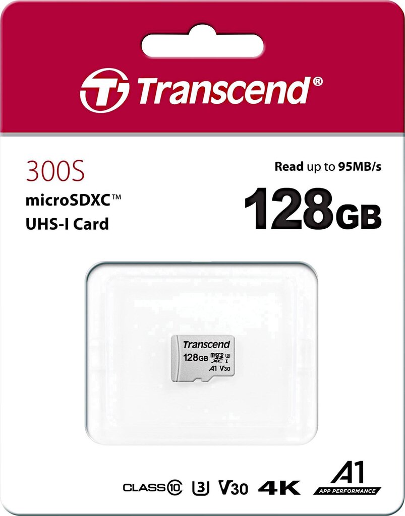 Transcend SD300S, 128GB cena un informācija | Atmiņas kartes mobilajiem telefoniem | 220.lv