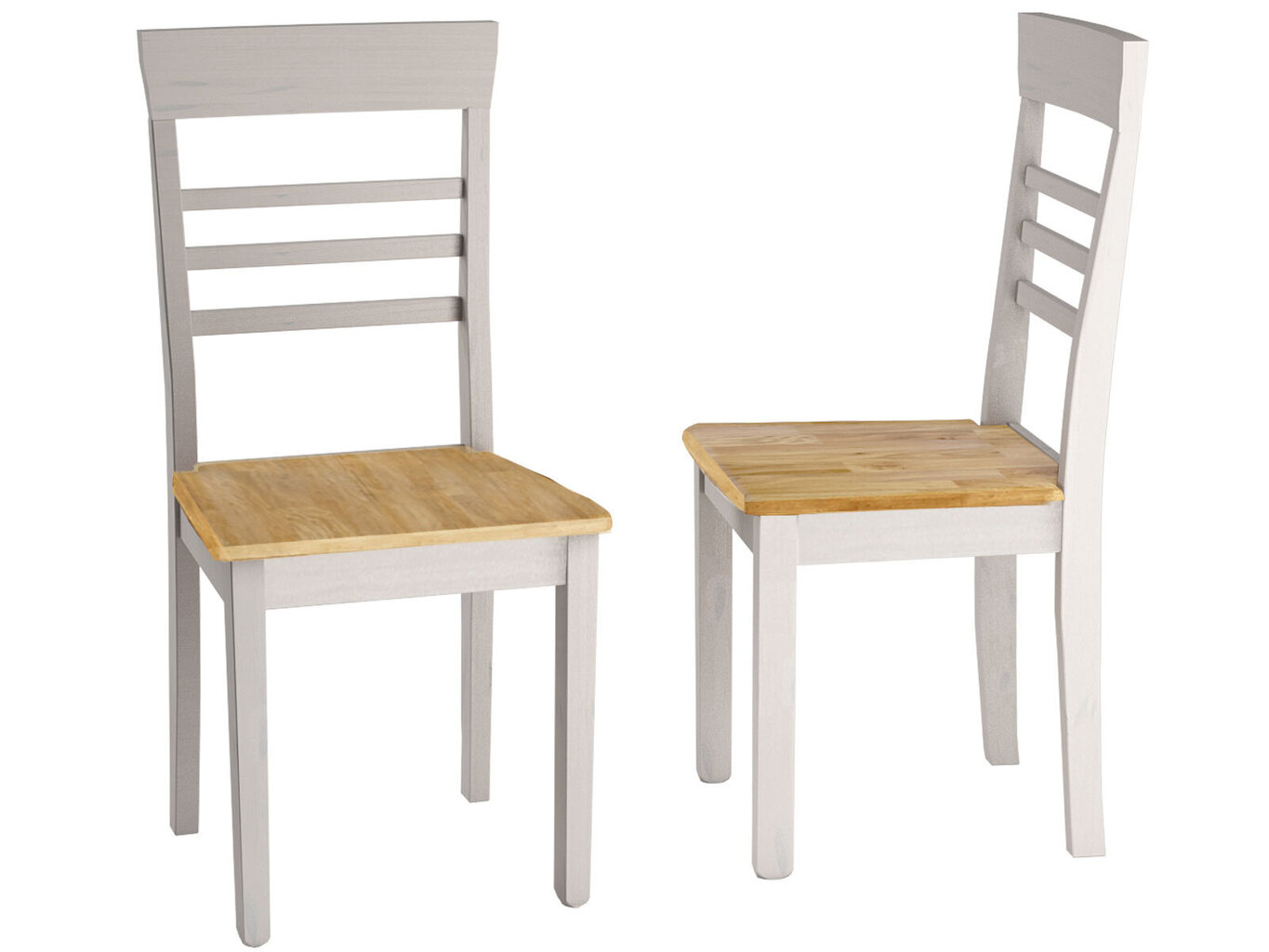 2-u krēslu komplekts Notio Living Marilyn, balts цена и информация | Virtuves un ēdamistabas krēsli | 220.lv